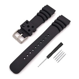 Seiko DAL0BP SKA293J2 SKA291J1 Replacement Watch Band Mounting Width 18mm 20mm 22mm 24mm Waterproof Rubber Strap for Diving