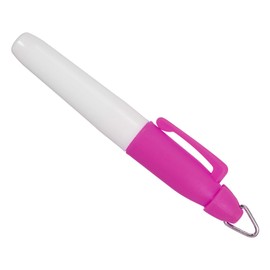 PATIKIL Mini Permanent Markers, Golf Ball Marker Pens with Keychain Clip for Office Meeting Outdoor Activities, Pink