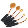 Yoseng Oval Foundation Brush 5 Pcs Toothbrush makeup brushes Fast