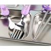 Lilfant Cute Fork, Spoon, and Chopsticks Flatware Set with Case,