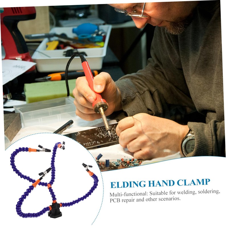 Gadpiparty Third Hand Soldering Station Durable Multi Function Helping Stand