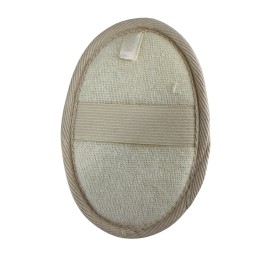 OXBRITE Hand Loofah Body Scrubber, Natural Elastic Hand Holder Oval 6x4”