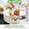 GreenLife 10 Piece Nonstick Pots & Pans Set, Detachable Handle