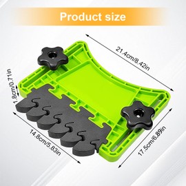 Table Saw Accessories Table Saw Fence, Multi-Purpose Tool Woodworking Safety Device, Featherboard Table Saw Fence System, Removable, Green Set Table Saw Accessories, Adjustable Feather Loc Board