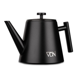VDN Teapot with Strainer Insert - Teapot Thermal Double Walled - Teapot with Strainer Made of 304 Stainless Steel - Tea Pot 100% Drip Free - 904