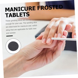 Baluue 1bag Electric Exfoliating Tool for Manicure and Pedicure Dead Skin Polishing Slices Grinding Accessories for Nail Salon Spa Use