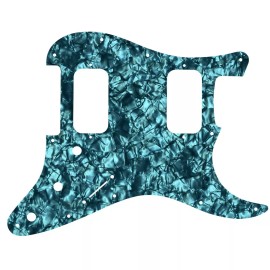 wd Pickguard Fender Big Apple & double FAT Stratocaster aqua pearl
