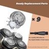 Pack of 9 Replacement Shaving Head for Pitbull Skull Shaver,