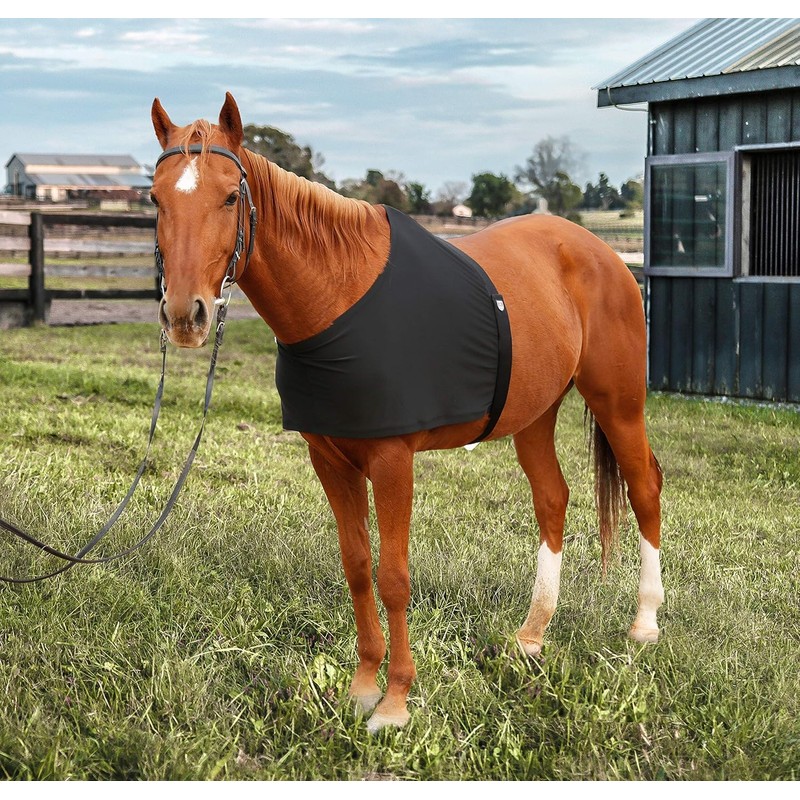 Zerodis Horse Shoulder Protection, Ponytail Shoulder Protection, Breathable, Machine Washable,