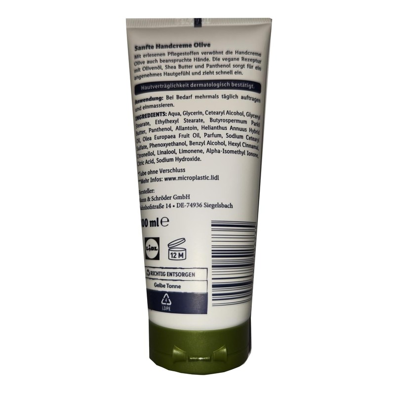 CIEN Olive Hand Cream Protection and Care for Stressed Hands
