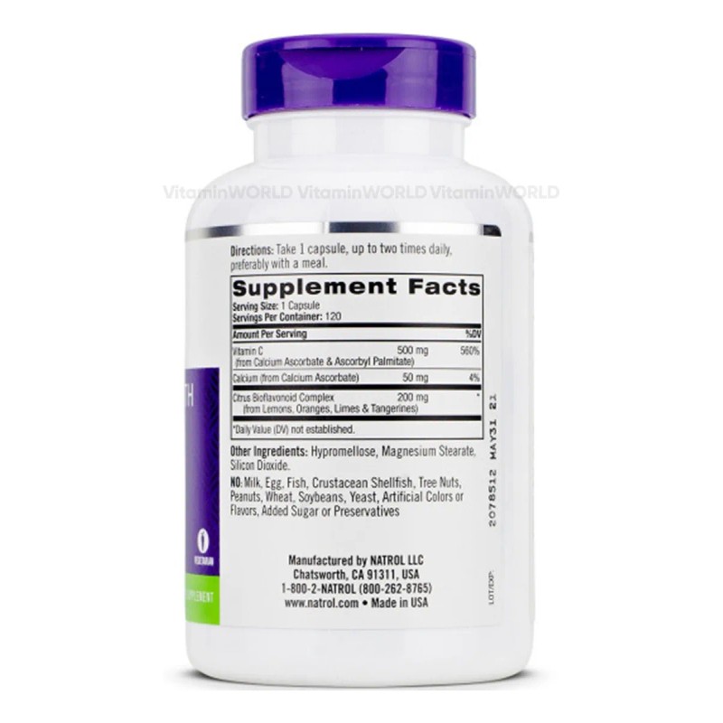 Natrol Sistema inmunitario, Easy-c Con Vitamina C 500mg 120 Tabs