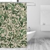 Ohocut Boho Shower Curtain Green Shower Curtain Cute Floral Shower