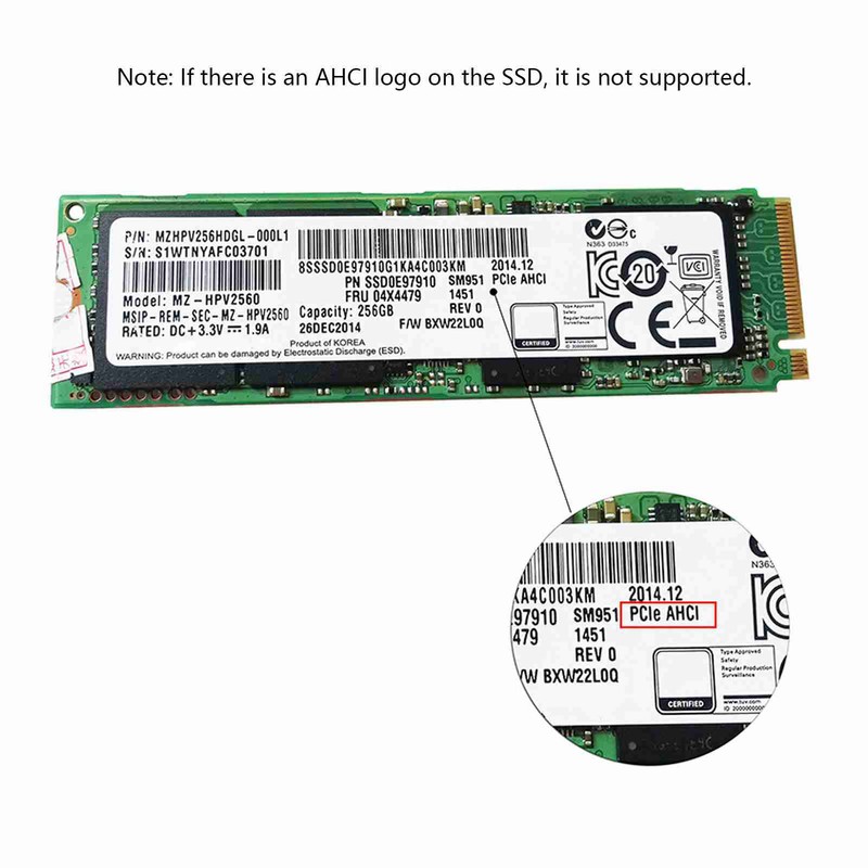 M.2 NVME Hard Drive Enclosure External USB 3.1 to NGFF