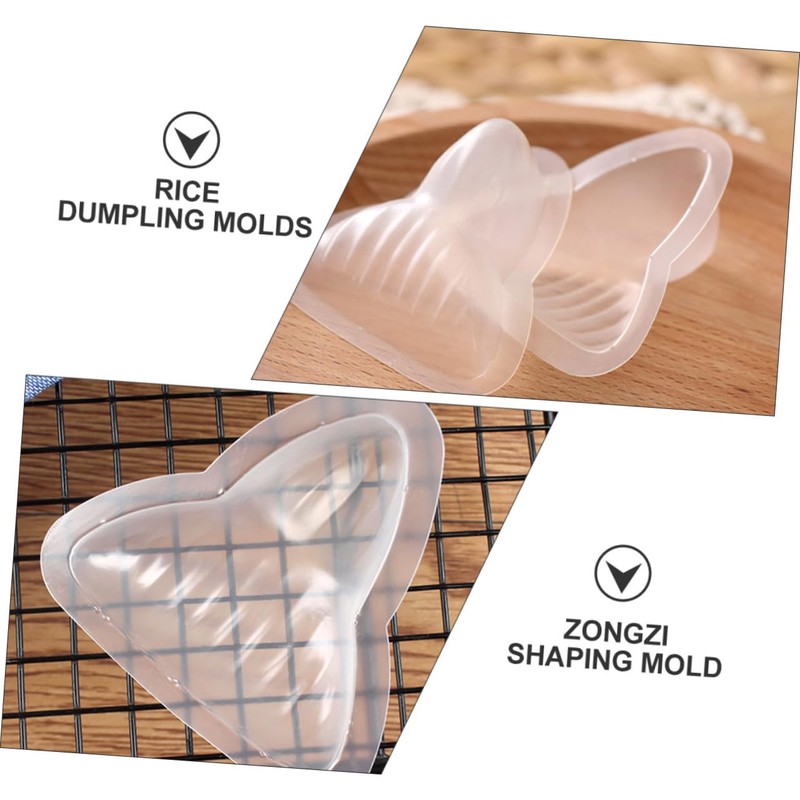 Mikinona Chinese Rice-Pudding Maker Triangle Rice Dumpling Molds Set 12