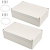 ADERTOS 2 x Plastic Housing IP65 Waterproof Junction Boxes Distribution