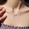 Fivexing Heart Shaped Necklace for Women Irregular Y2k Silver Fashion