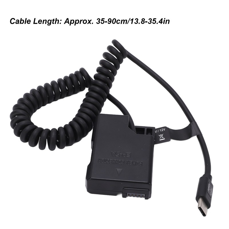 Type C Power Adapter DC Coupler ENEL14 Full Decoding Dummy