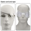 ZBJBinCH Transparent Ventilated Eye Patches 2 PCS with Adjustable Strap,