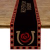 Pudodo Run for The Roses Table Runner Derby Horseshoe Horse