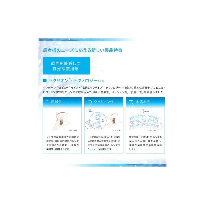 ワンデー アキュビュー ディファイン モイスト ラディアントチャーム 【BC】8.5【PWR】+0.50 30枚入