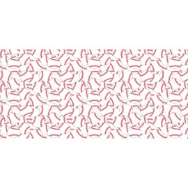 Lunarable Baseball Pencil Pen Holder, Overlapping and Repetitive Balls Scattered Doodle Sports Elements, Ceramic Pencil Holder for Desk Office Accessory, 3.6" X 3.2", Vermilion White