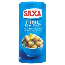 Saxa Fine Sea Salt (350g) - Pack of 2