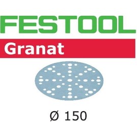 Festool 575155 Sanding Discs STF D150/48 P60 GR/10, Steel Grey, Set of 10 Pieces