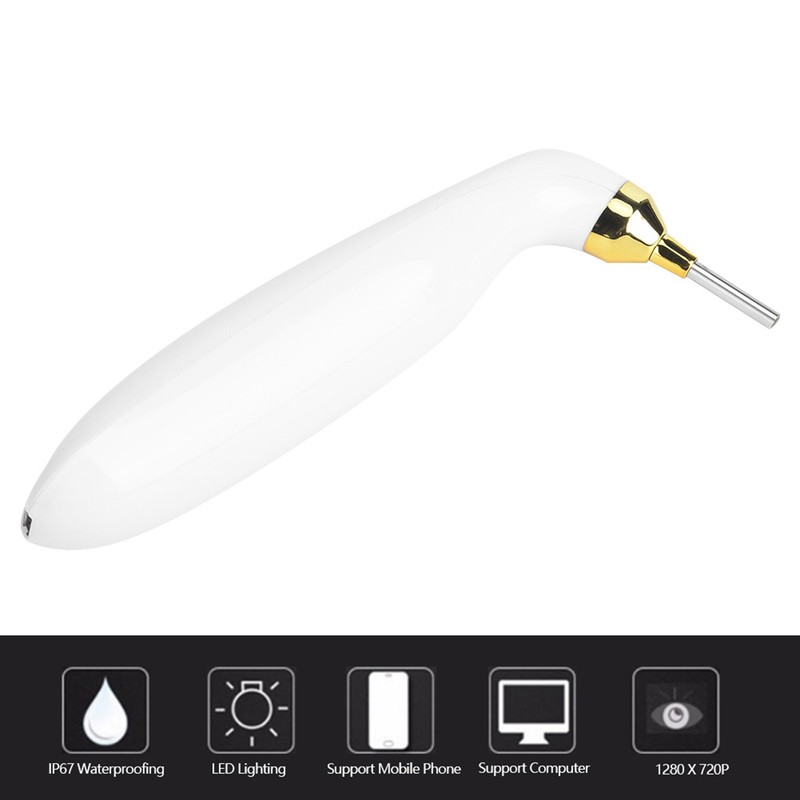 WF-400 WIFI Visual Ear Otoscope 1MP Inspection Camera Digital Ear