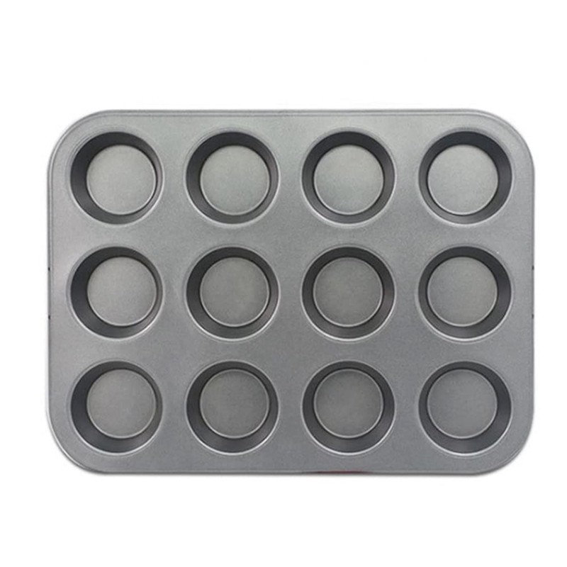 KAV Non-Stick 12 Muffin Pan for Cupcakes, Yorkshire Pudding and