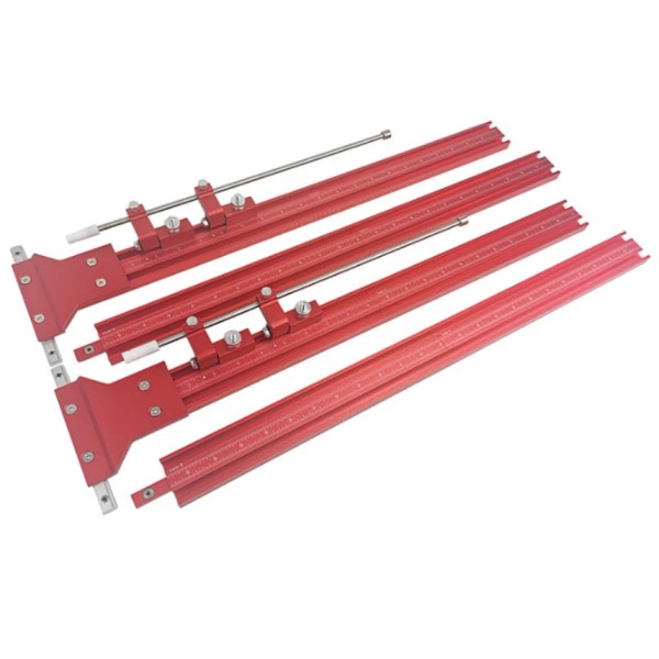 Unbranded Parallel Rail Guide System Track Saw Woodworking Guide Carpentry