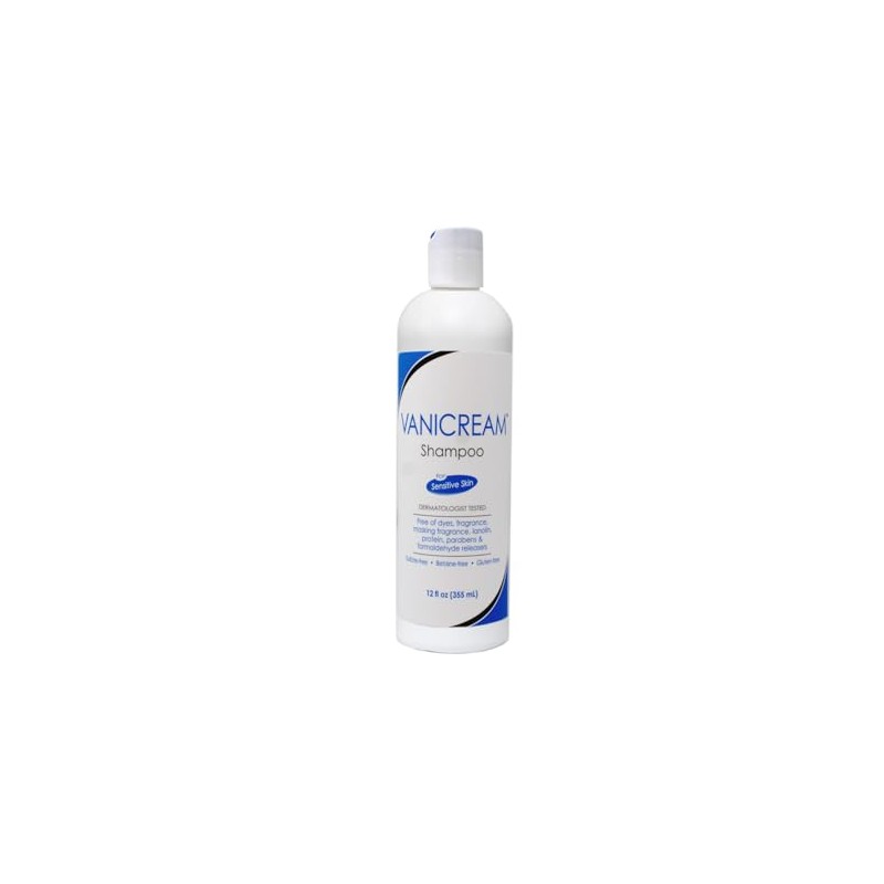 Vanicream Shampoo for Sensitive Skin, Dermatologist Tested, Free of Dyes,
