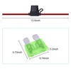 HISports 12V Car Inline Fuse Holder with 30A Middle ATC/ATO