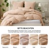 SOULFUL Muslin Cushion Cover 40 x 80 cm, Cotton, Apricot