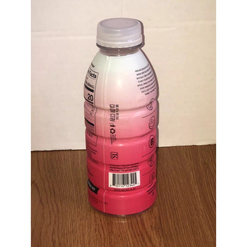 PRIME Hydration Drink CHERRY FREEZE Limited Color Change Label 16.9oz