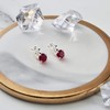 Philip Jones Red Crystal Clip On Earrings Created with Zircondia®