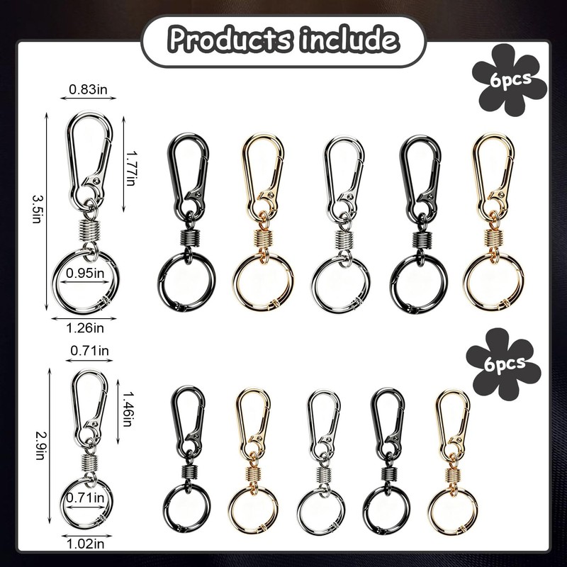 Zipper Clips Anti Theft, 12 Pcs Zipper Locks Double Opening