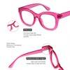 JiSoo 3 Pack Oversized Reading Glasses for Women Men 1.25,