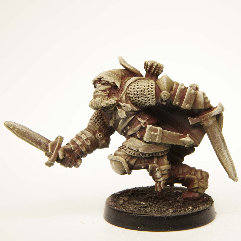 Stonehaven Half-Orc Ranger Miniature Figure (for 28mm Scale Table Top