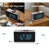 Alarm Clock Radio with Bluetooth, FM Radio, Dual Alarm with