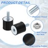 uxcell M8 Rubber Mounts, 4Pcs 30x30mm(DxH) Rubber Cylindrical Anti Vibration