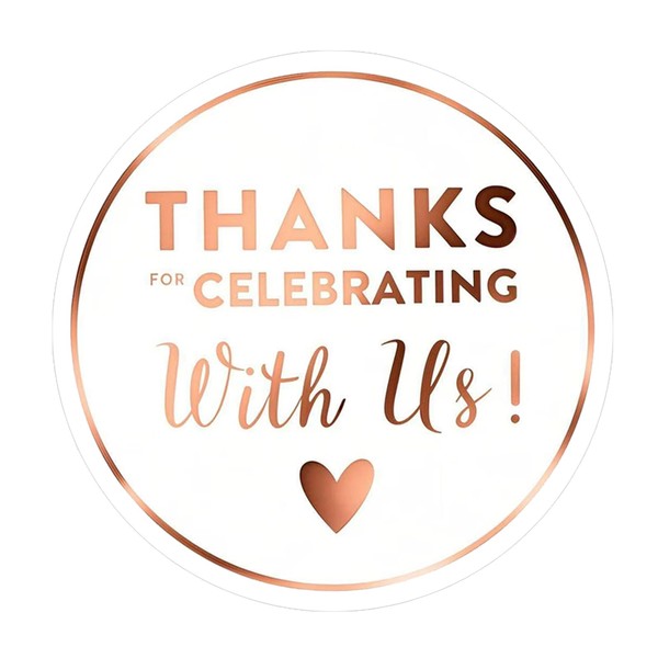 Cwzidyq Thank You Stickers 2 Inch, 120 Pcs Thanks for