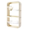 Wall Mounted Storage Rack, 4-tier Storage Rack, Hanging Cosmetic Display