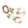 Rabbits Cage Hanging Chew Toys Safe Teeth Grinding Healthy Bunny