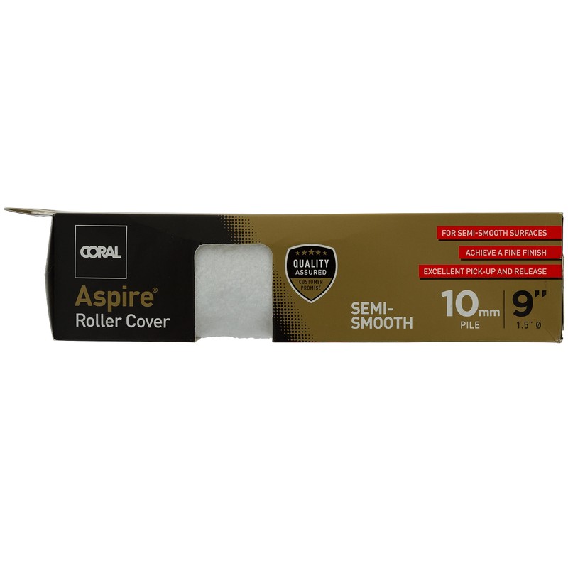 Coral 41873 Aspire 9 inch 1.5" Dia Paint Roller Cover