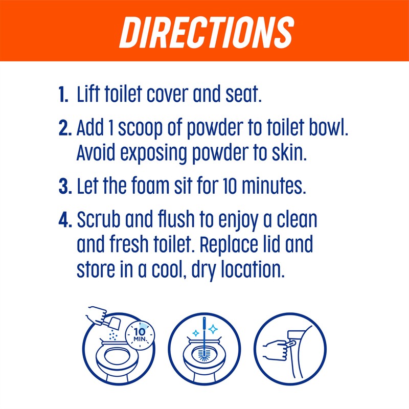 Ty-D-Bol Ultra Foam Toilet Bowl Cleaner - Provides Up to