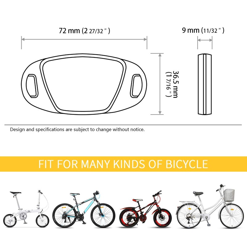 MFC PRO 2PCS Warning Reflector Bicycle Strip for Rim Spoke