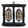 QT S Spinning Tibetan Prayer Wheel Wall Hanging Design -