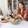 Oria Cook Large Glass Salad Bowl with Lid Set, 5.7
