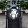 SINLIRU 7inch Round Headligt 7" Motorcycle White DRL Amber Turn