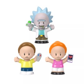 Fisher-Price • Little People Collector • Rick and Morty Figure Set • Ships Free